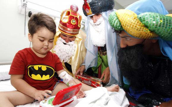 El primer piso del Hospital fue un gran patio de juegos El primer piso del Hospital fue un gran patio de juegos