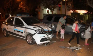 Chocó un patrullero Chocó un patrullero