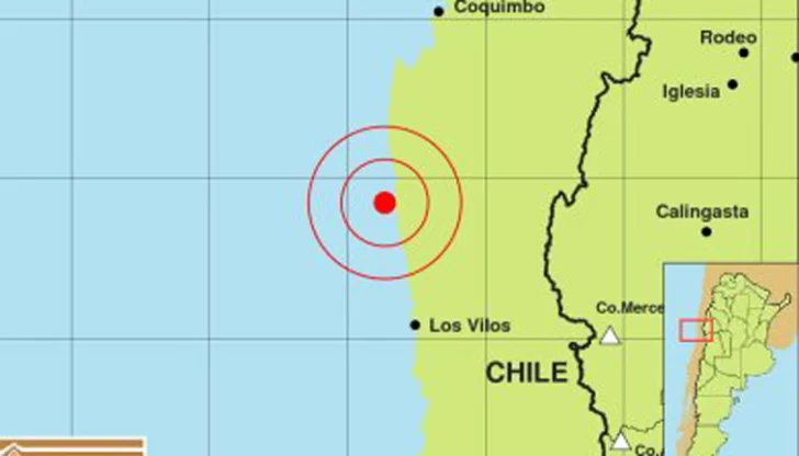 Tembló en Chile y se percibió en San Juan Tembló en Chile y se percibió en San Juan