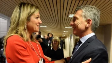 Mauricio Macri, junto a la reina Máxima de Holanda Mauricio Macri, junto a la reina Máxima de Holanda