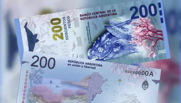 Intendente de Puerto Madryn dice que modificarán la ballena del billete de 200 pesos Intendente de Puerto Madryn dice que modificarán la ballena del billete de 200 pesos
