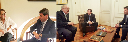 El Túnel de Agua Negra y minería, ejes de la agenda de Sergio Uñac en Chile El Túnel de Agua Negra y minería, ejes de la agenda de Sergio Uñac en Chile