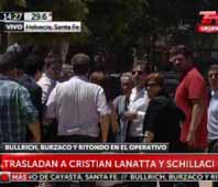 Trasladan a Cristian Lanatta y Víctor Schillaci Trasladan a Cristian Lanatta y Víctor Schillaci