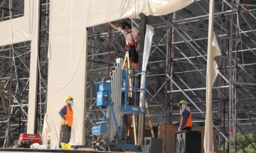 El escenario que se armó como un rompecabezas El escenario que se armó como un rompecabezas