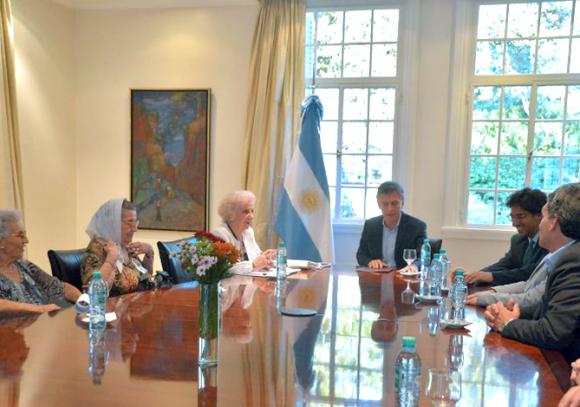 Macri y Carlotto fijaron posiciones Macri y Carlotto fijaron posiciones