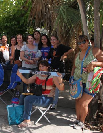 Hasta acampe para lograr estar cerca Hasta acampe para lograr estar cerca