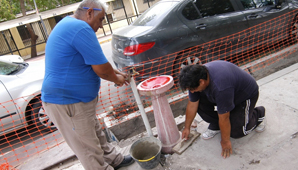 Antes de la FNS cambiaron los bebederos del Parque de Mayo Antes de la FNS cambiaron los bebederos del Parque de Mayo