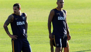 Arruabarrena realizó cambio de esquema y nombres en Boca Arruabarrena realizó cambio de esquema y nombres en Boca