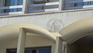 ¿La imagen de la Virgen en un edificio céntrico? ¿La imagen de la Virgen en un edificio céntrico?