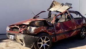 Muerte en Marquesado: volcó y se estrelló contra un poste de luz Muerte en Marquesado: volcó y se estrelló contra un poste de luz