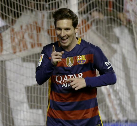 Triplete de Messi para golear al Rayo Vallecano Triplete de Messi para golear al Rayo Vallecano
