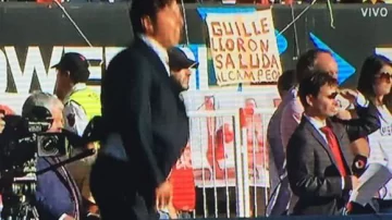 La bandera que le dedicaron los hinchas de River a Guillermo La bandera que le dedicaron los hinchas de River a Guillermo