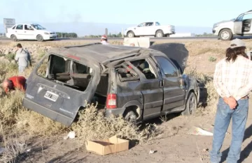 Un herido al volcar Un herido al volcar