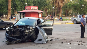 En un día con poco tránsito, chocaron en una esquina clave En un día con poco tránsito, chocaron en una esquina clave