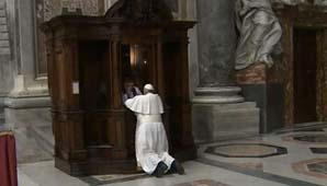 Mirá la confesión del Papa Mirá la confesión del Papa