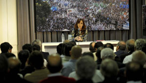 Por primera vez, Cristina asumió la derrota en las elecciones Por primera vez, Cristina asumió la derrota en las elecciones