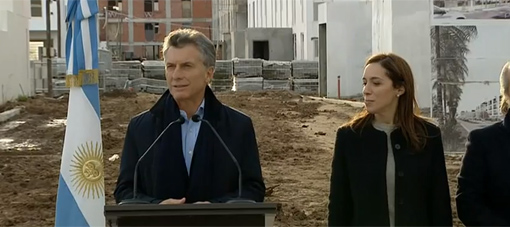 Con críticas al Senado, Macri lanzó un ambicioso plan de viviendas Con críticas al Senado, Macri lanzó un ambicioso plan de viviendas