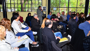 Casi 100 personas se hicieron presente en el retiro espiritual para políticos y dirigentes Casi 100 personas se hicieron presente en el retiro espiritual para políticos y dirigentes