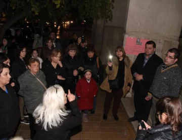 Primera protesta por la pena que le dieron a Oris y Ríos Primera protesta por la pena que le dieron a Oris y Ríos