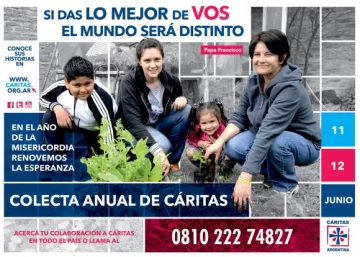 La Colecta Anual de Cáritas se hará los próximos 11 y 12 de junio La Colecta Anual de Cáritas se hará los próximos 11 y 12 de junio