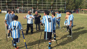 La Selección de amputados apabulló a un combinado sanjuanino en un amistoso La Selección de amputados apabulló a un combinado sanjuanino en un amistoso
