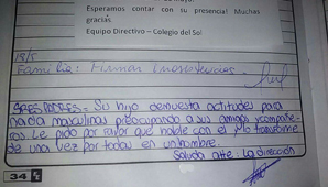 Un colegio le pide a un padre que “transforme en hombre a su hijo” Un colegio le pide a un padre que “transforme en hombre a su hijo”