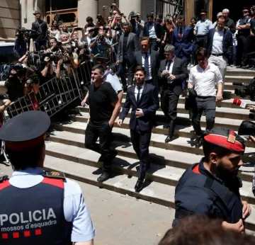 En el juicio, Messi se desligó de todo En el juicio, Messi se desligó de todo