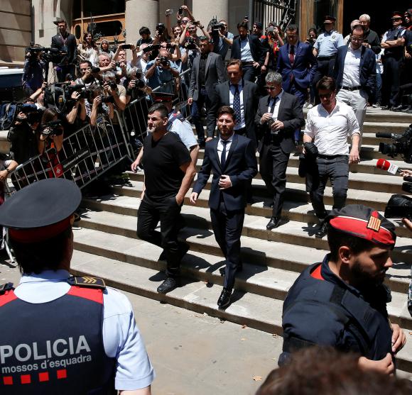 En el juicio, Messi se desligó de todo En el juicio, Messi se desligó de todo