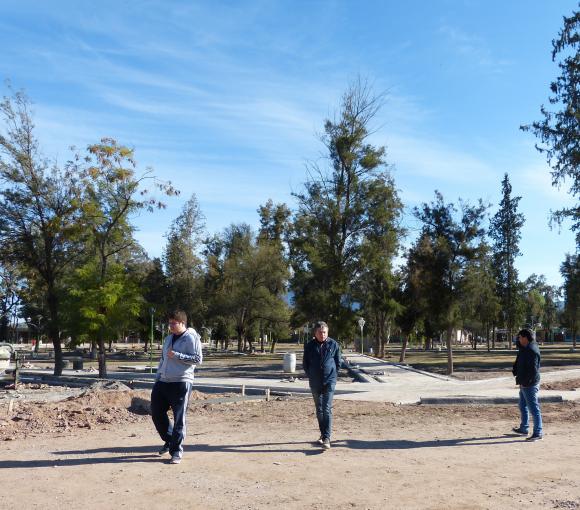 Festejos en Jáchal con obras nuevas Festejos en Jáchal con obras nuevas
