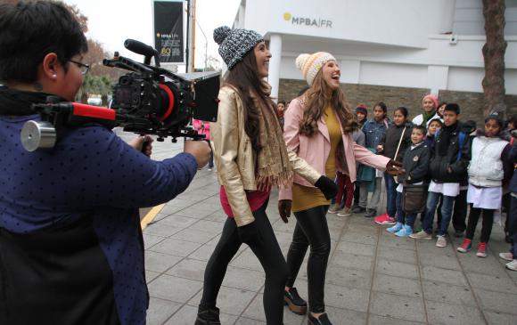 El spot de las reinas fue hasta con público El spot de las reinas fue hasta con público