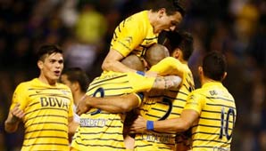 Boca estrenó sus refuerzos con un triunfo frente a Olimpia Boca estrenó sus refuerzos con un triunfo frente a Olimpia