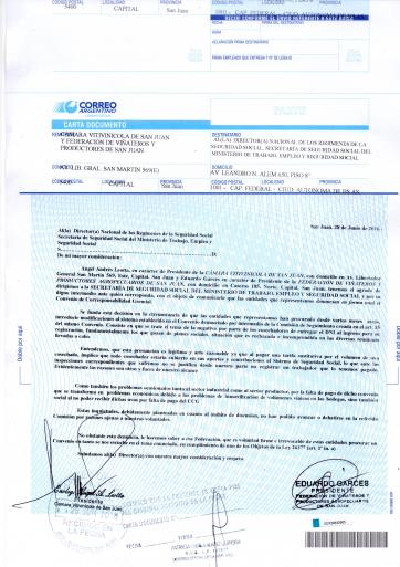 Viñateros denunciaron en Trabajo el convenio de blanqueo a cosechadores Viñateros denunciaron en Trabajo el convenio de blanqueo a cosechadores