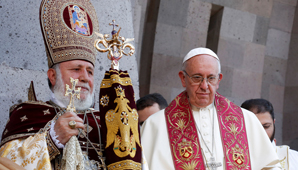 Frente al pueblo armenio, el Papa pidió por “un anhelo de unidad” Frente al pueblo armenio, el Papa pidió por “un anhelo de unidad”