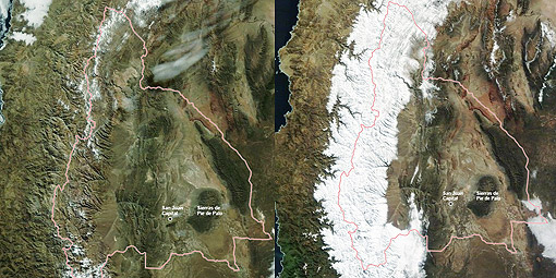 Mirá cómo quedó la Cordillera con la gran nevada Mirá cómo quedó la Cordillera con la gran nevada