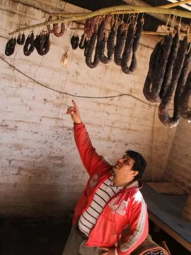 Les robaron hasta jamones Les robaron hasta jamones