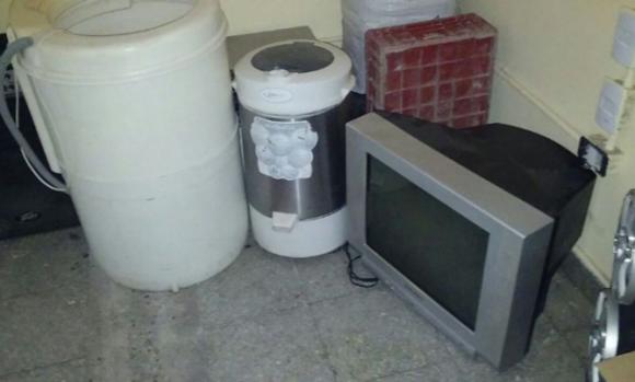 Caen con cosas robadas Caen con cosas robadas