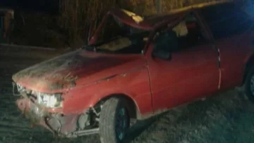 Dos vuelcos en Caucete Dos vuelcos en Caucete