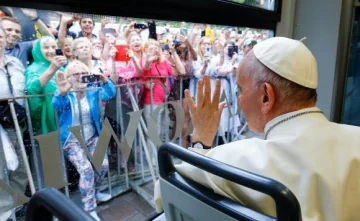 Fervor y color por el Papa Fervor y color por el Papa