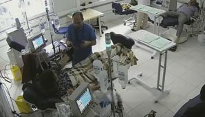 Video: prendió fuego un hospital y mató a dos personas Video: prendió fuego un hospital y mató a dos personas
