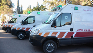 Entregaron ambulancias para departamentos alejados Entregaron ambulancias para departamentos alejados