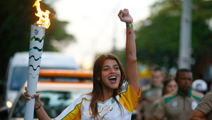 Desde el Comité explicaron por qué Calu llevó la antorcha Desde el Comité explicaron por qué Calu llevó la antorcha