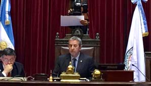 El hombre del “voto no positivo”, otra vez al frente del Senado El hombre del “voto no positivo”, otra vez al frente del Senado