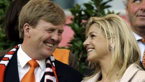 La reina Máxima, con traumatismo de cráneo La reina Máxima, con traumatismo de cráneo