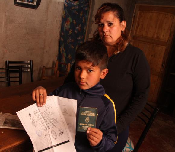 Ya cumplió 10 años y sigue sin DNI con número único Ya cumplió 10 años y sigue sin DNI con número único