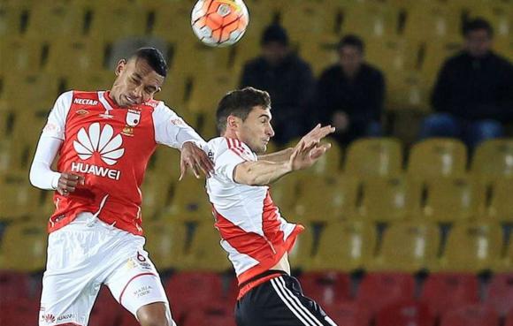 Buen punto de River en la altura de Bogotá Buen punto de River en la altura de Bogotá