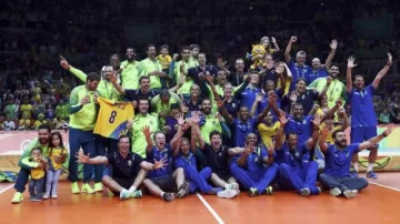 Brasil se quedó con el oro en voley Brasil se quedó con el oro en voley