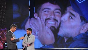 Diego Jr contó su encuentro con Maradona e hizo llorar a Tinelli Diego Jr contó su encuentro con Maradona e hizo llorar a Tinelli
