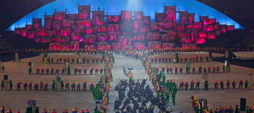 Impactante ceremonia abre la puerta de los Juegos Impactante ceremonia abre la puerta de los Juegos