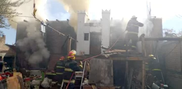 Grandes pérdidas en una casa de Pocito, por un cortocircuito