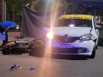 Un motociclista de 20 años falleció en un fuerte choque con un remís Un motociclista de 20 años falleció en un fuerte choque con un remís